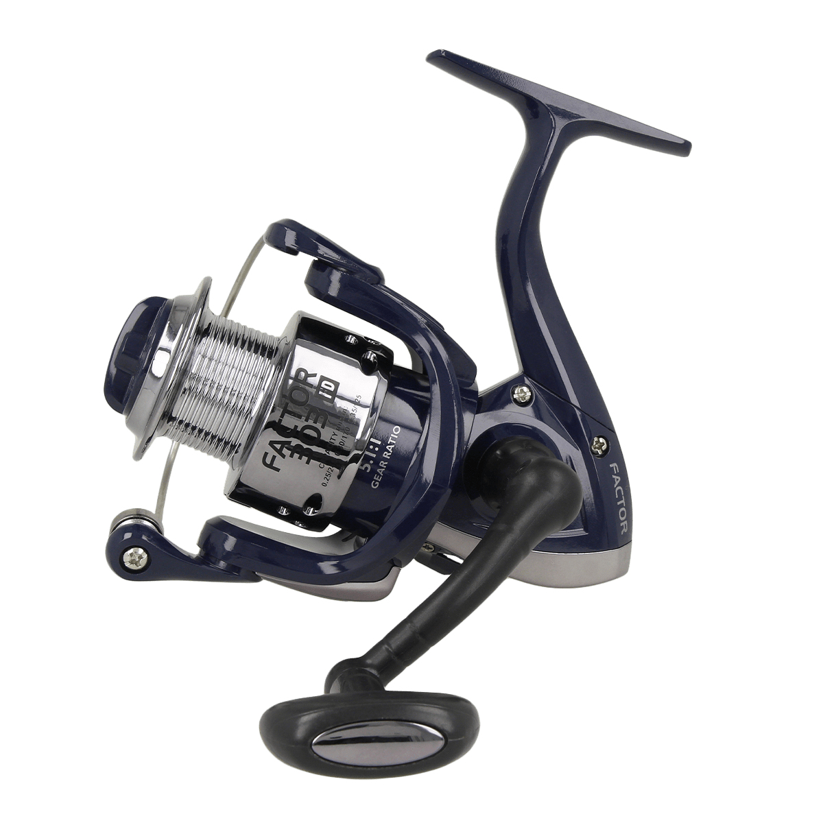 ZEOX Reel Factor 3BB FD303 Navy/Silver
