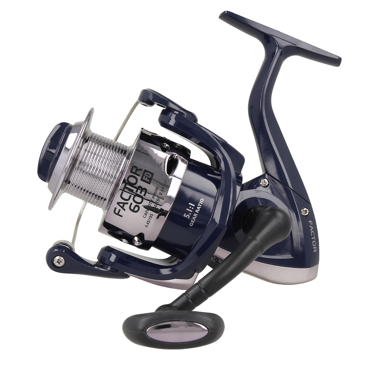 ZEOX Reel Factor 3BB FD603 Navy/Silver