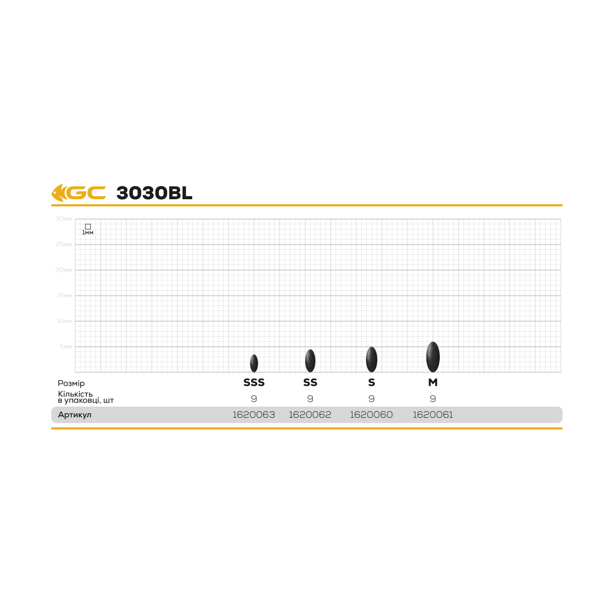 Golden Catch Float Stopper Black 3030BL - Photo №1