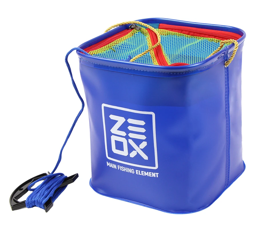 ZEOX Bucket with Rope and Mesh 8L
