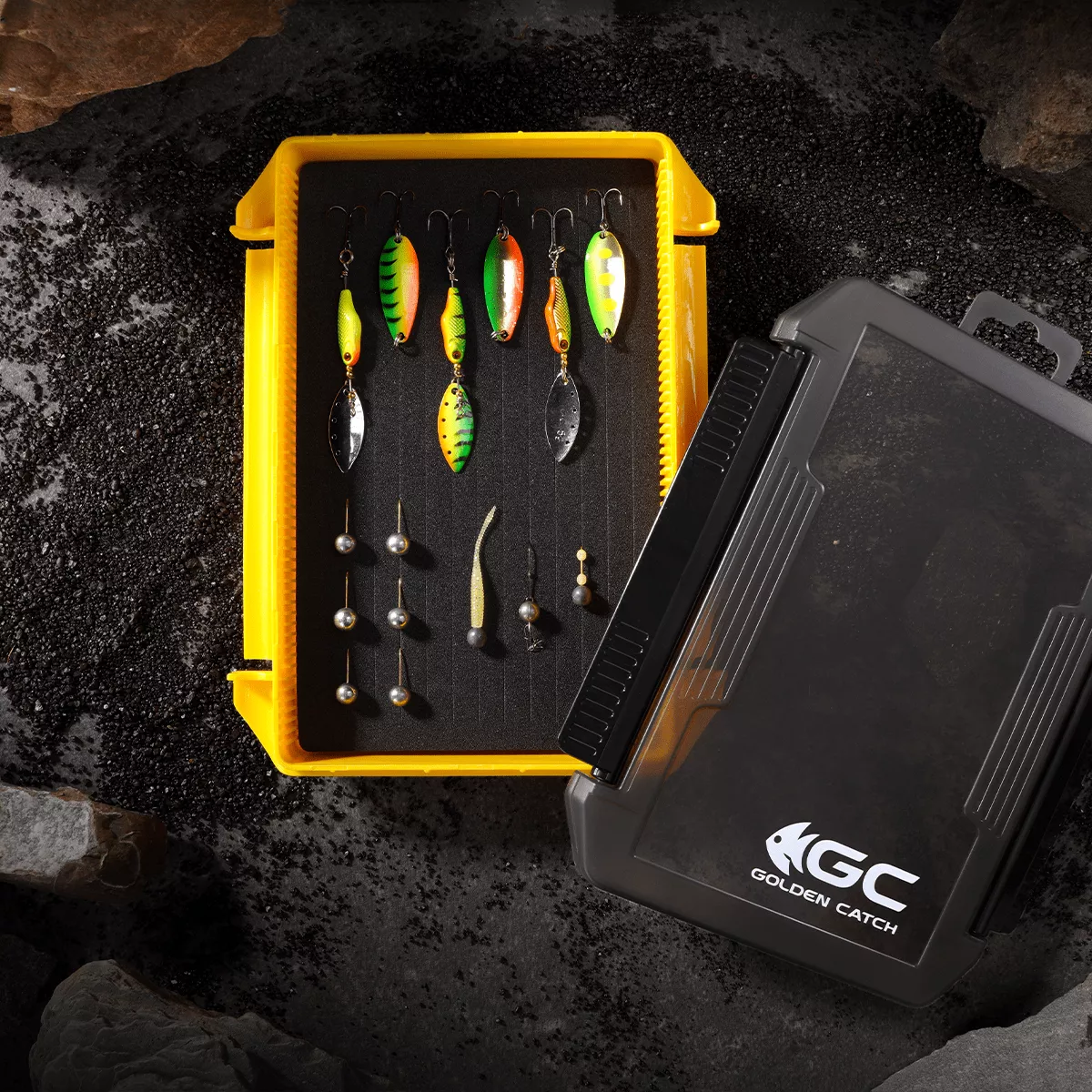 Golden Catch Lure Case Foam Double Lock LC-2015F - Photo №4