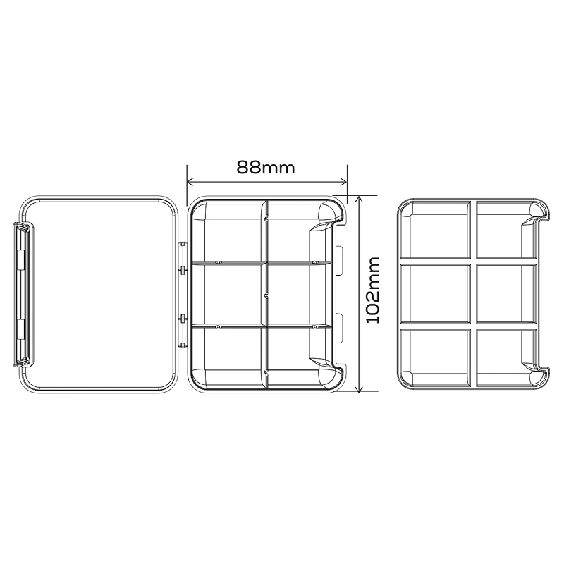Golden Catch G.Carp Mini Box Two Layer section 12 - Photo №6