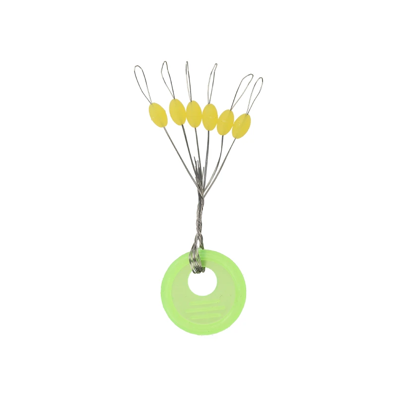 ZEOX Silicone Float Stopper Yellow M (100x6pcs)