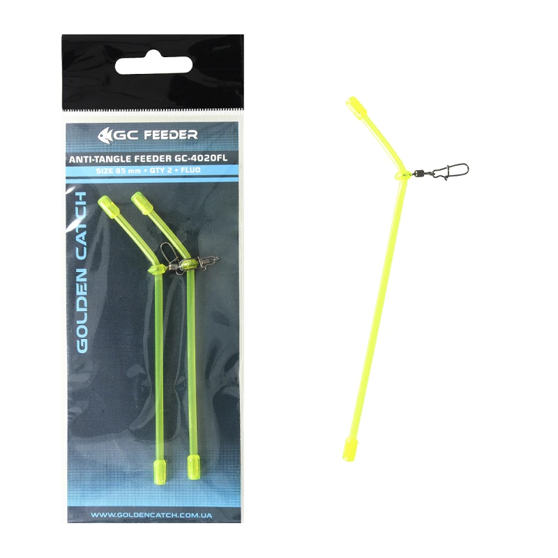 Golden Catch Anti Tangle Feeder 4020FL 85mm Fluo(2pcs)