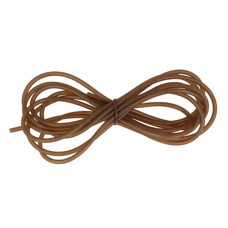 Golden Catch Silicone Tube Brown 1.0m 0.5mm