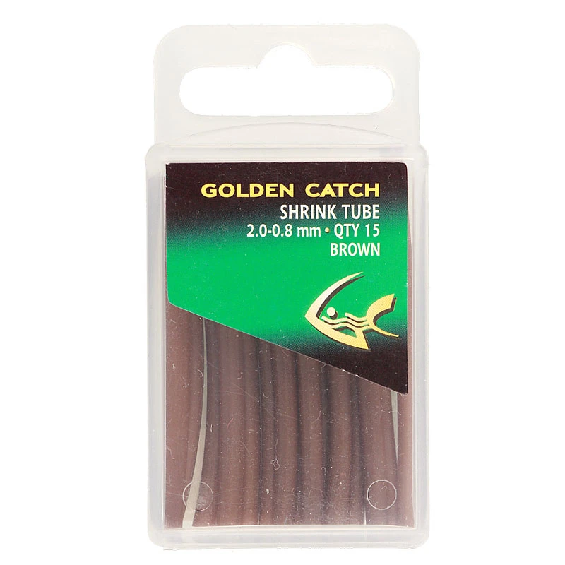 Golden Catch Shrink Tube 2.0-0.8mm Brown (15pcs)