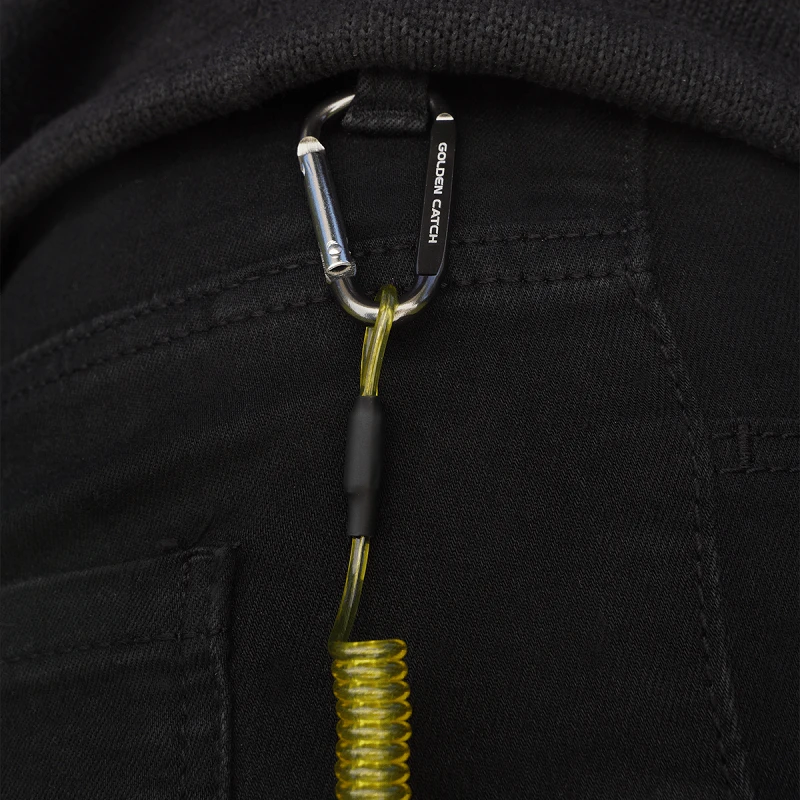 Golden Catch Lanyard with Carabiner Golden Spring 10-85 cm - Photo №3