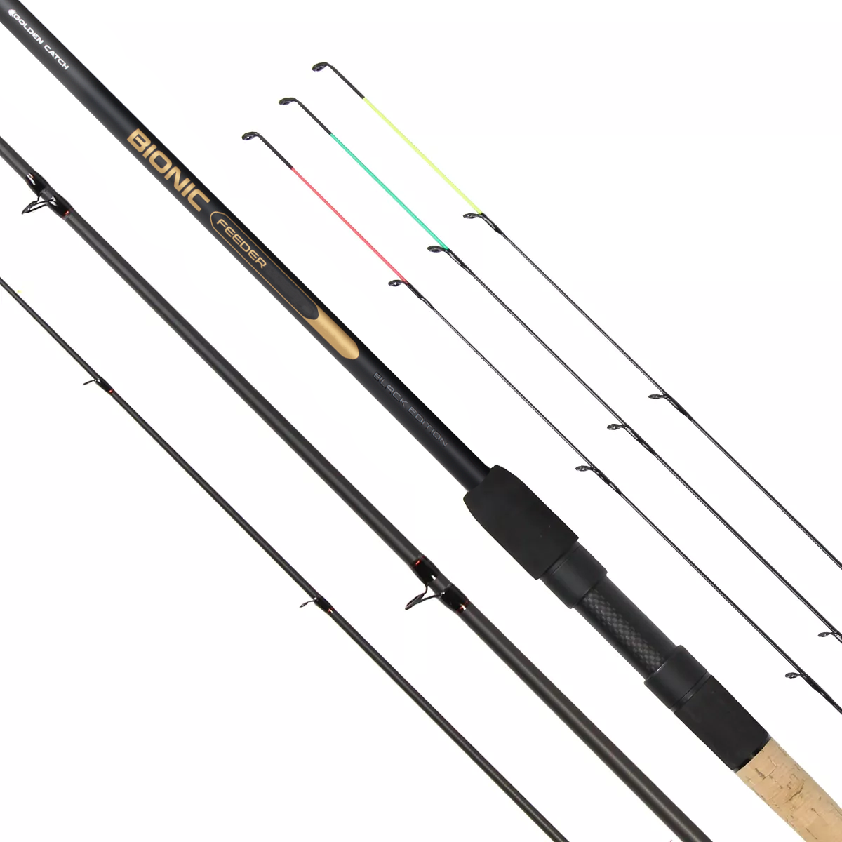Golden Catch Rod Bionic Feeder Black Edition 390H 150g