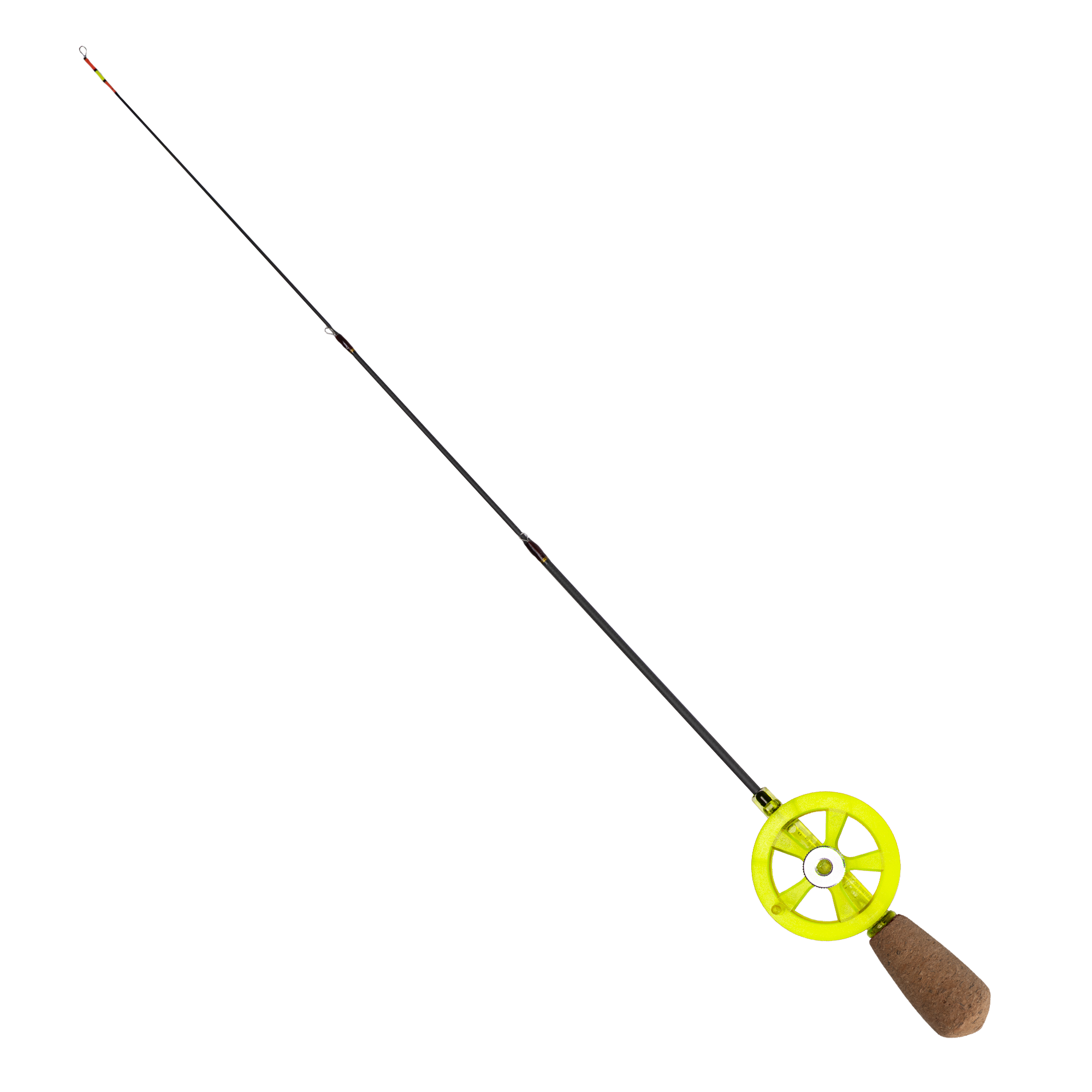 Golden Catch Ice Fishing Rod N-Ice Open Reel Tele Yellow