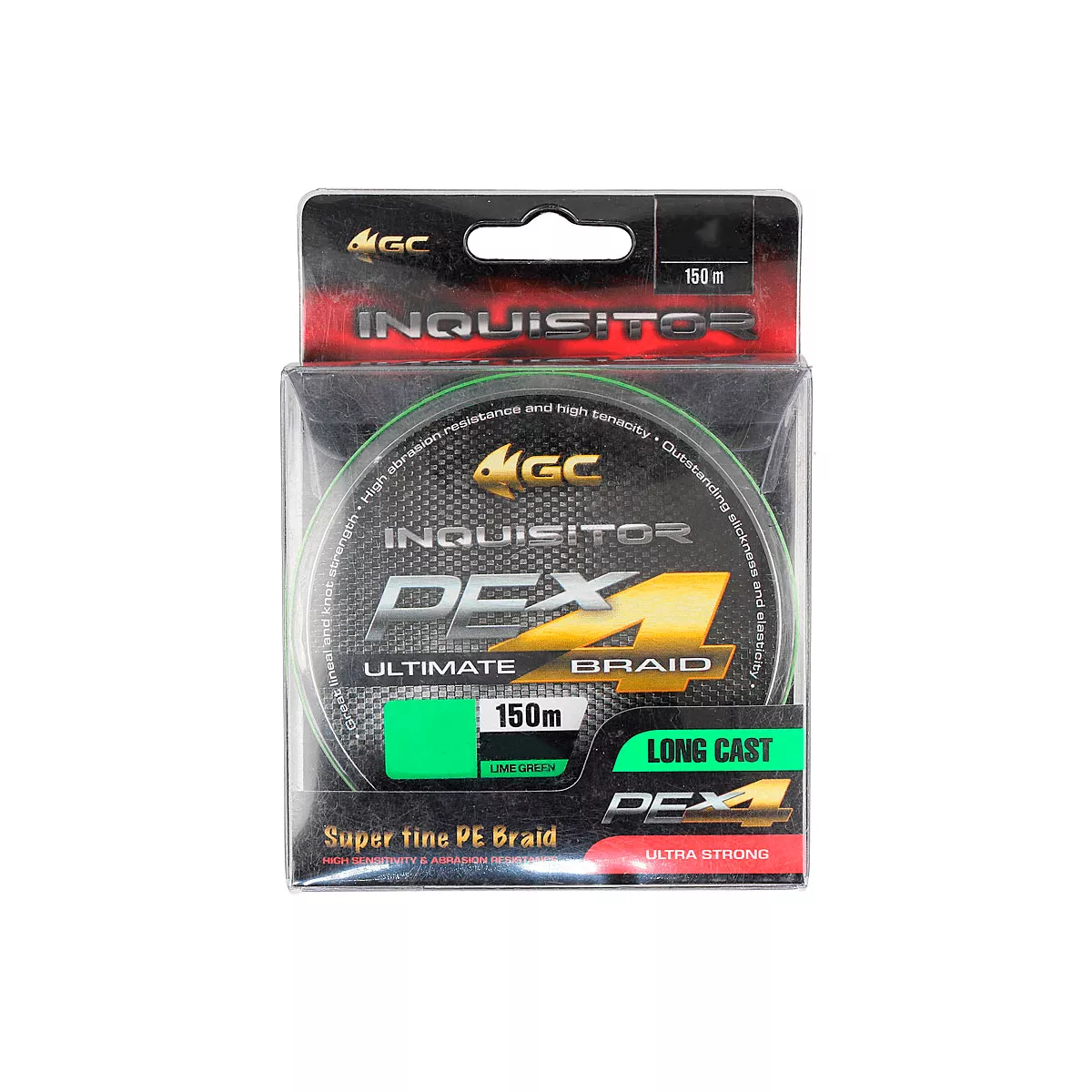 Golden Catch Braided Line Inquisitor PE X4 150m Lime Green - Photo №2 Golden Catch Braided Line Inquisitor PE X4 150m Lime Green - Photo №2