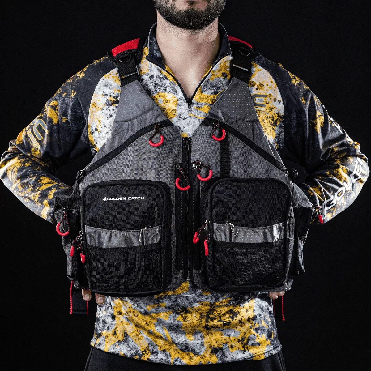Golden Catch Fishing Vest - Photo №1