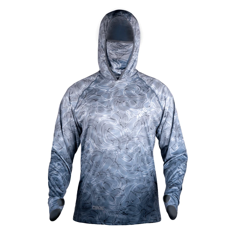 Golden Catch Vortex Air Sun Hoodie with Buff Grey S