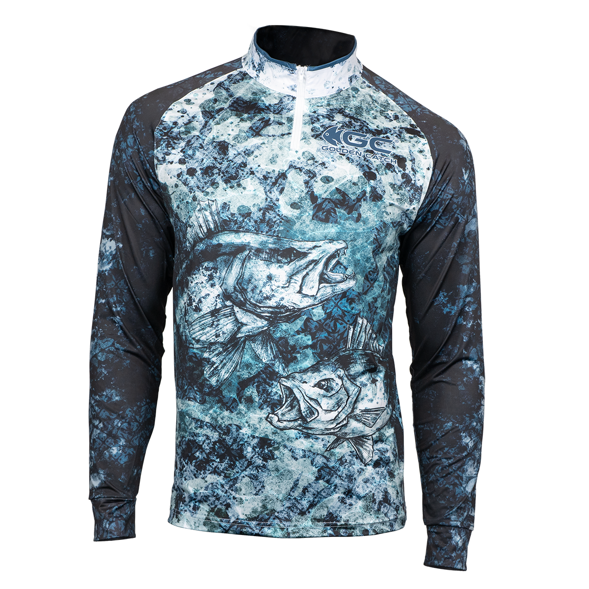 Golden Catch Jersey Fire Zander-Perch CM106 XL