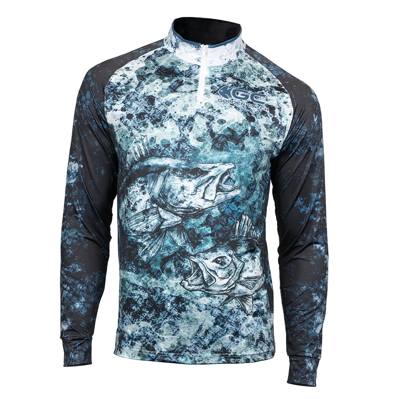 Golden Catch Jersey Fire Zander-Perch CM106 XXXL