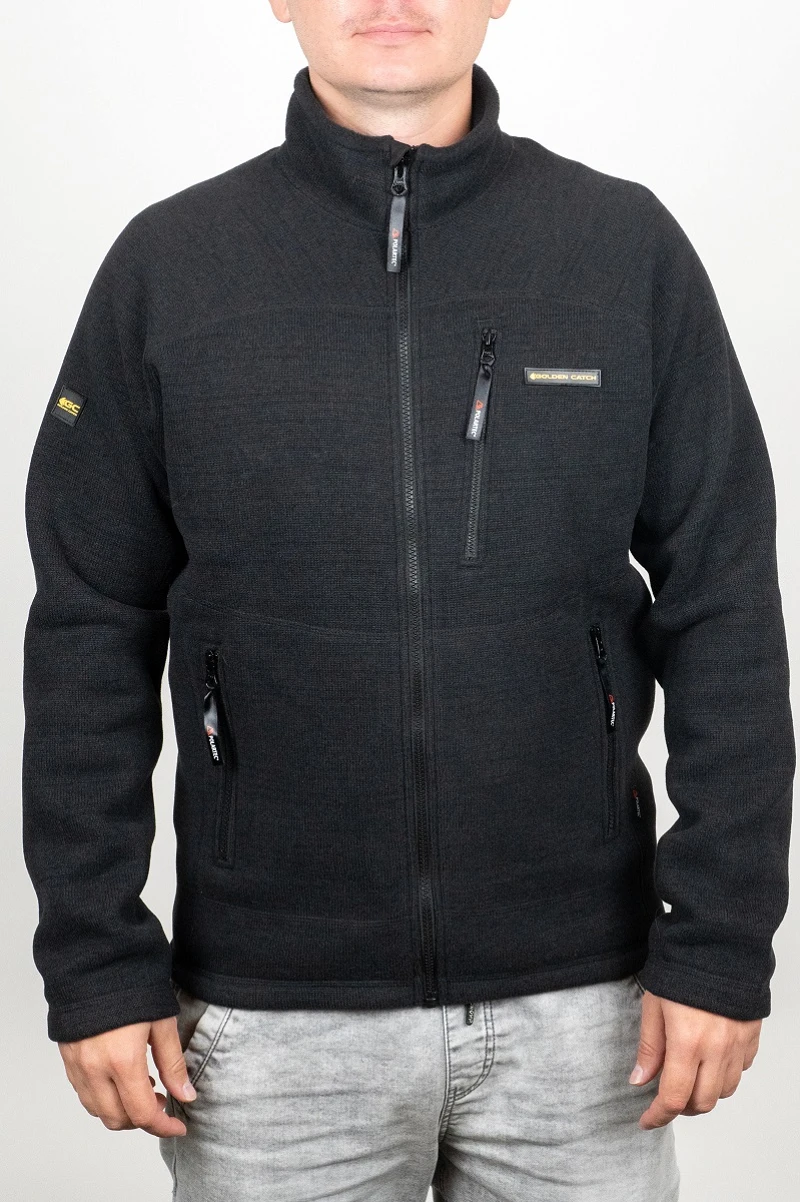 Zip Sweatshirt Golden Catch Thermal Pro Black M/R