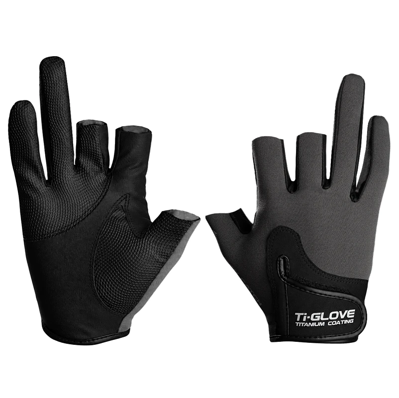 Golden Catch Gloves Titanium Grip 3 Cut Grey L