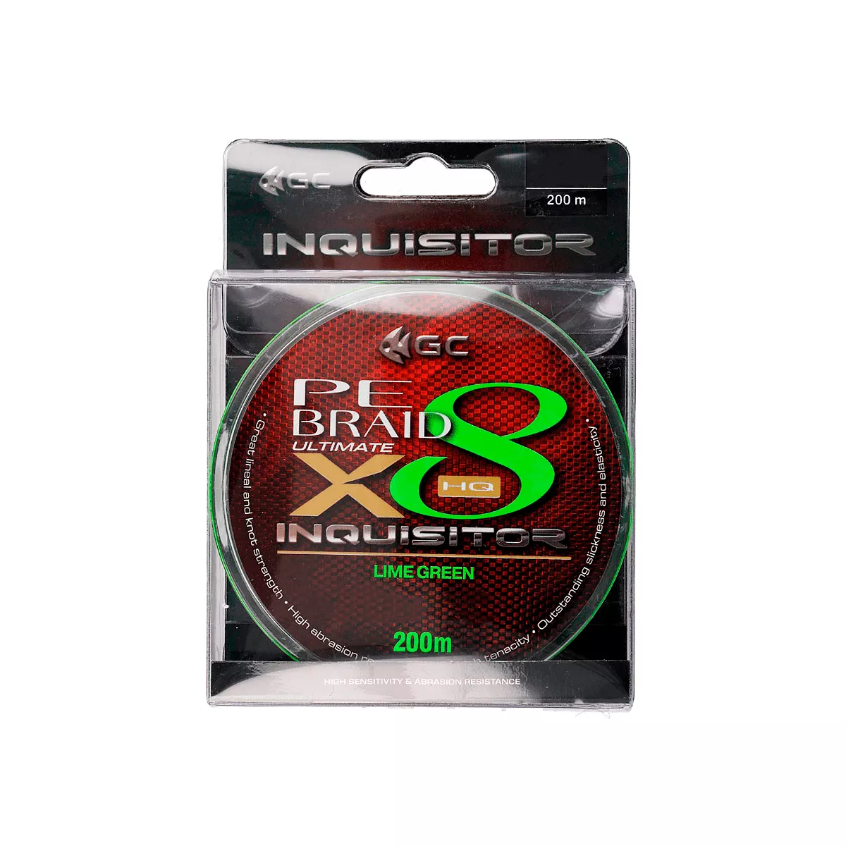 Golden Catch Braided Line Inquisitor PE X8 200m Lime Green - Photo №3 Golden Catch Braided Line Inquisitor PE X8 200m Lime Green - Photo №3