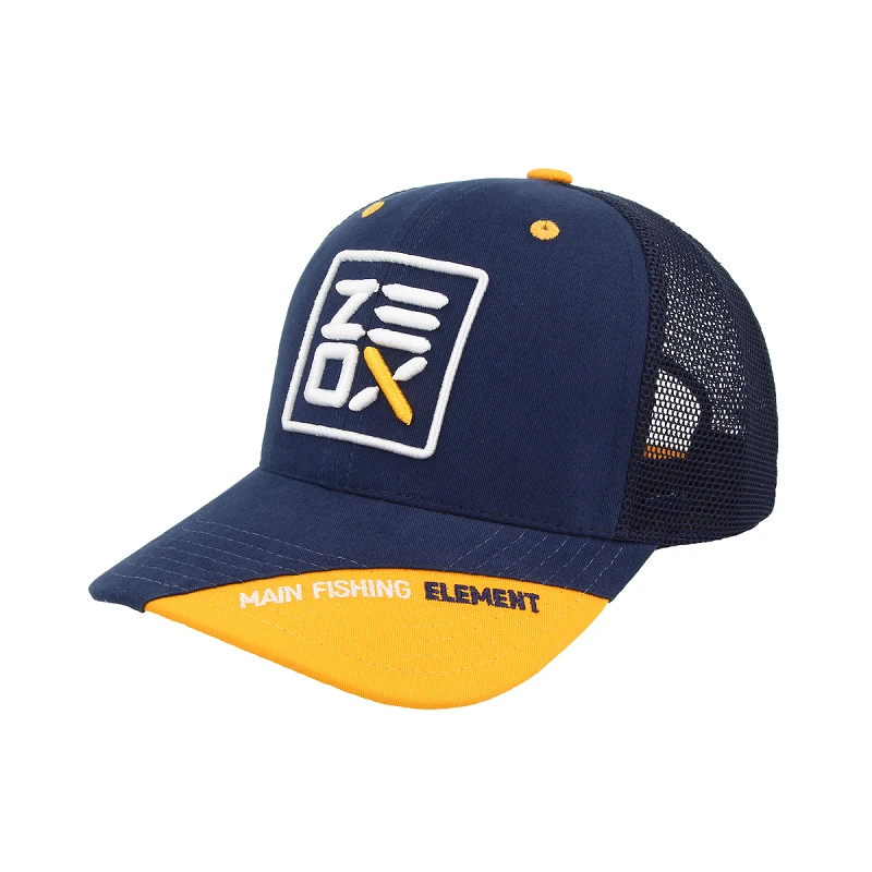 ZEOX Cap Trucker With Mesh Blue