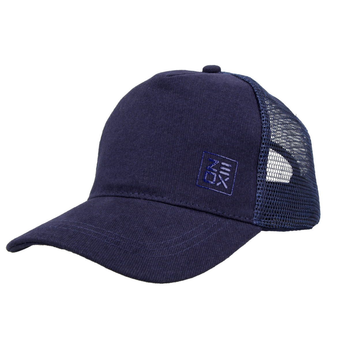 ZEOX Cap Trucker Minimal With Mesh Blue