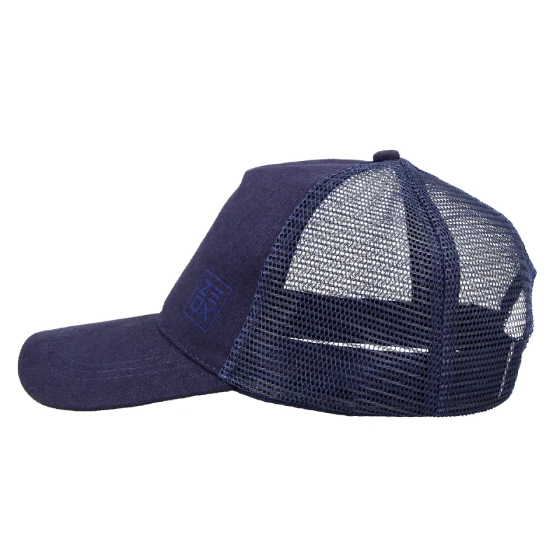 ZEOX Cap Trucker Minimal With Mesh Blue - Photo №1
