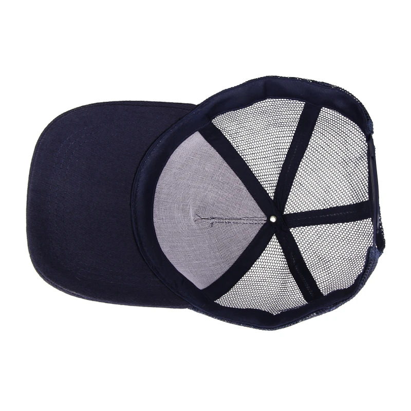 ZEOX Cap Trucker Minimal With Mesh Blue - Photo №3
