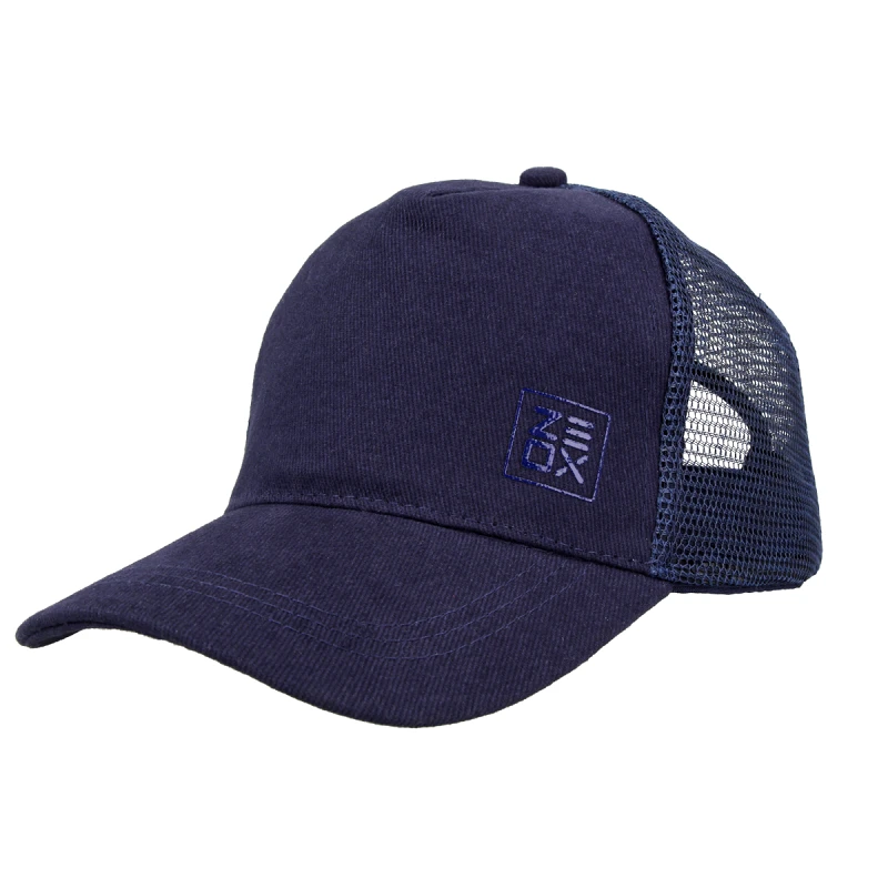ZEOX Cap Trucker Minimal With Mesh Blue