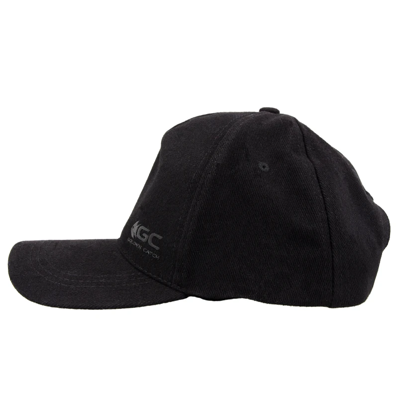 Golden Catch Cap Baseball Minimal Black - Photo №1