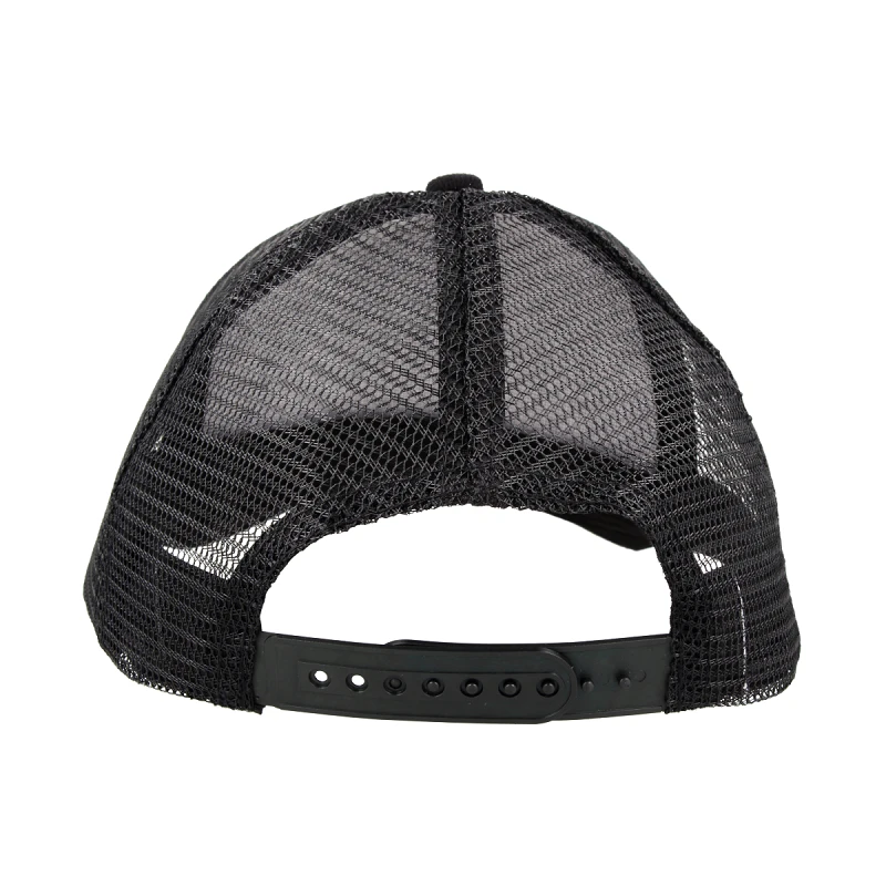 Golden Catch Cap Trucker Minimal With Mesh Black - Photo №2