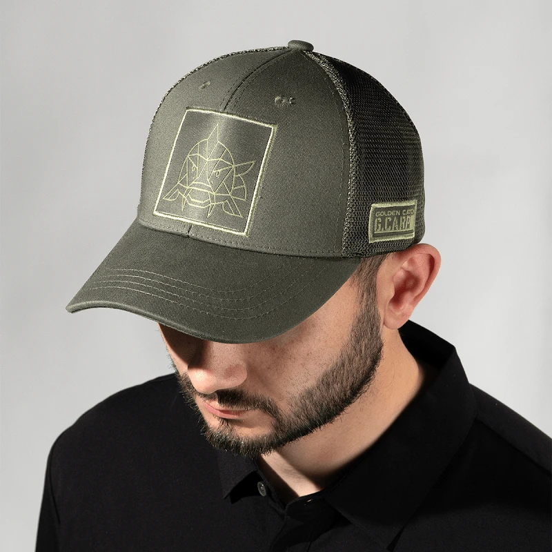 Golden Catch G.Carp Mesh Trucker Cap Camo OSFA - Photo №5