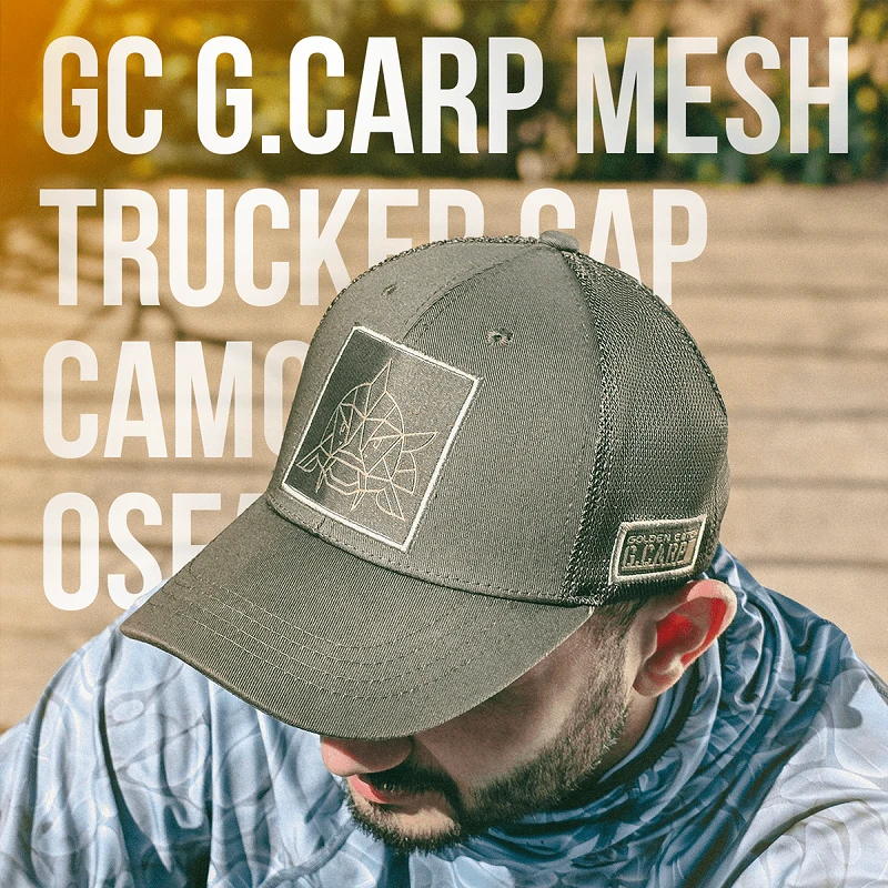 Golden Catch G.Carp Mesh Trucker Cap Camo OSFA - Photo №7