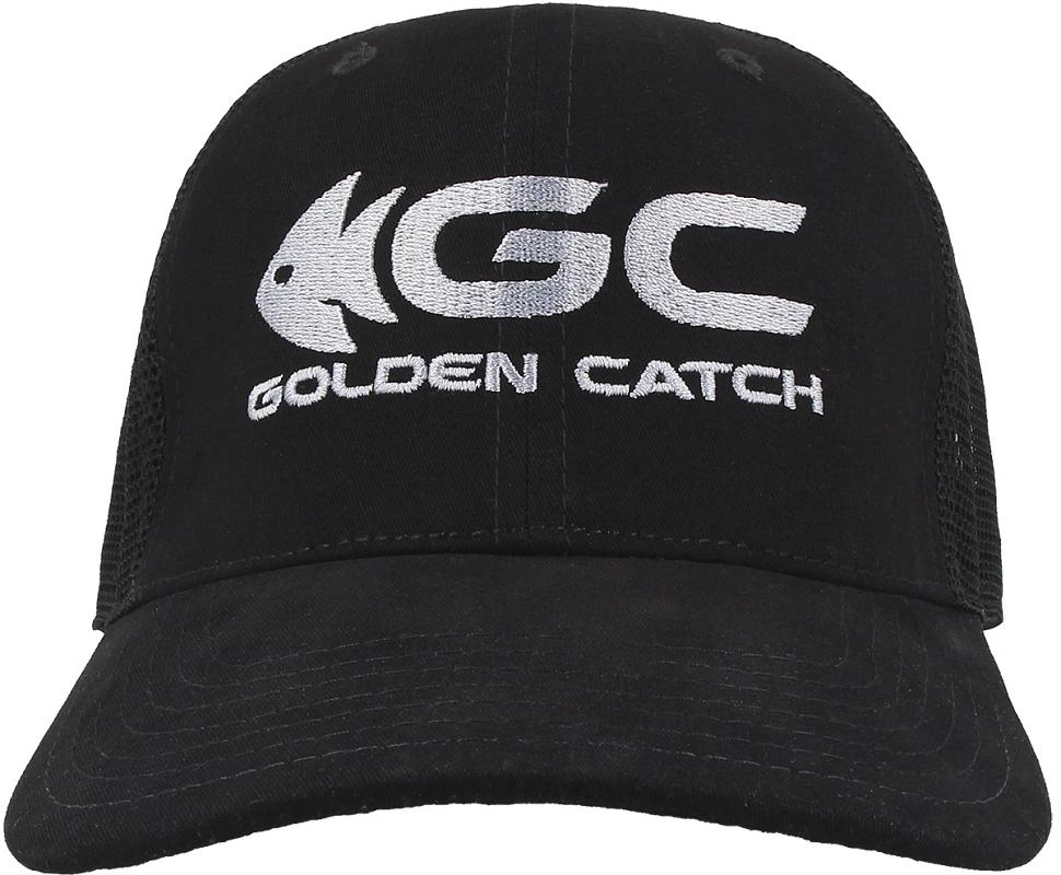 Golden Catch Cap Trucker With Mesh Black - Photo №1