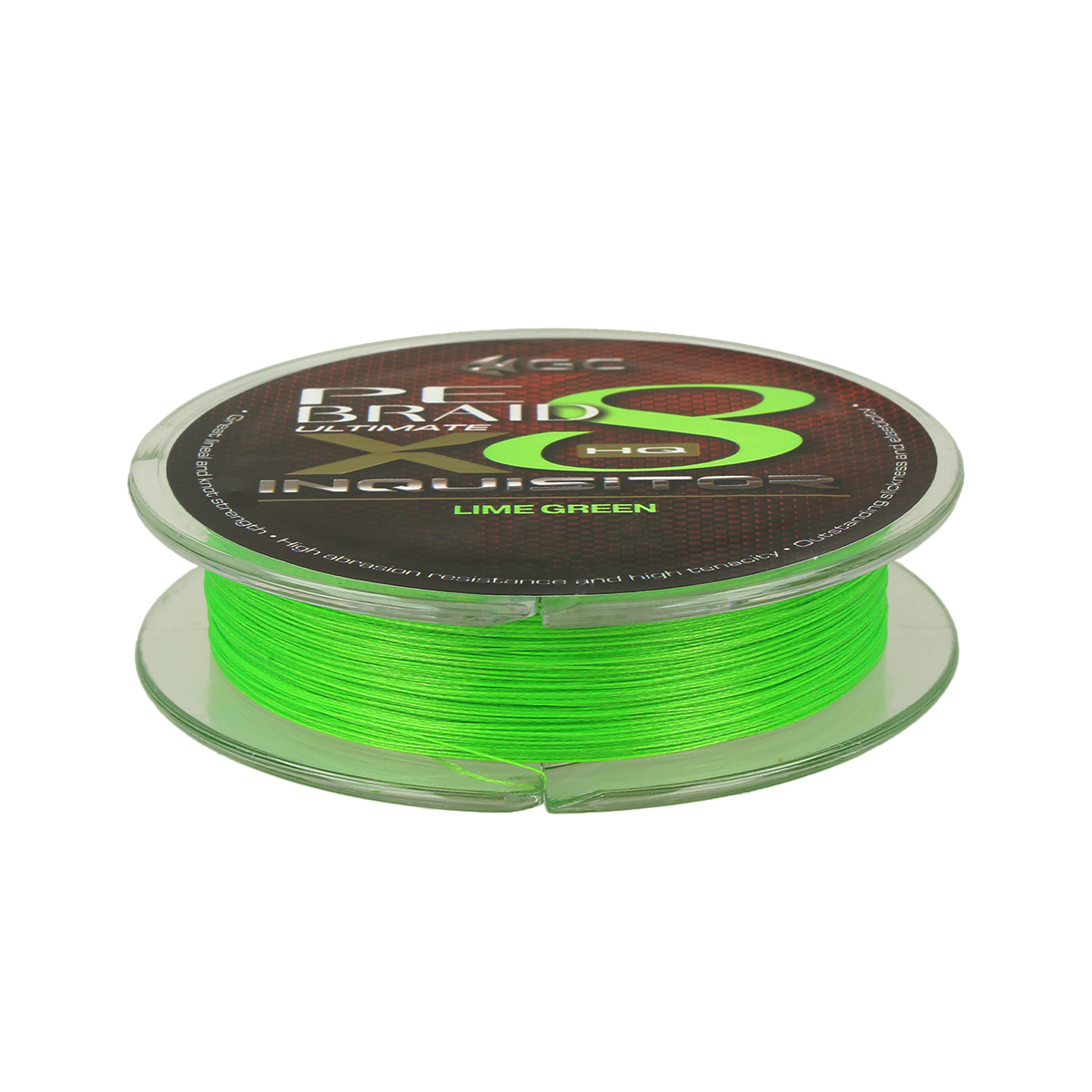 Golden Catch Braided Line Inquisitor PE X8 100m Lime Green - Photo №1