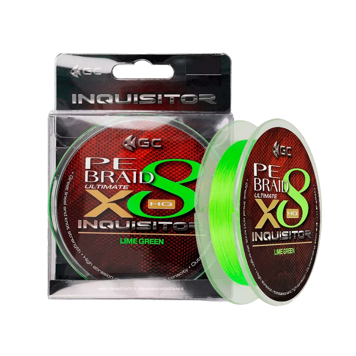 Golden Catch Braided Line Inquisitor PE X8 100m Lime Green Golden Catch Braided Line Inquisitor PE X8 100m Lime Green