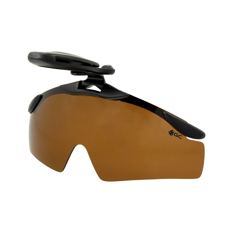 Golden Catch Polarized Sunglasses MBC401BR Cap Clip-on