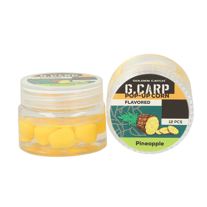 Golden Catch G.Carp Pop-Up Flavored Corn In Dip 8mm(12pcs)Pineapple