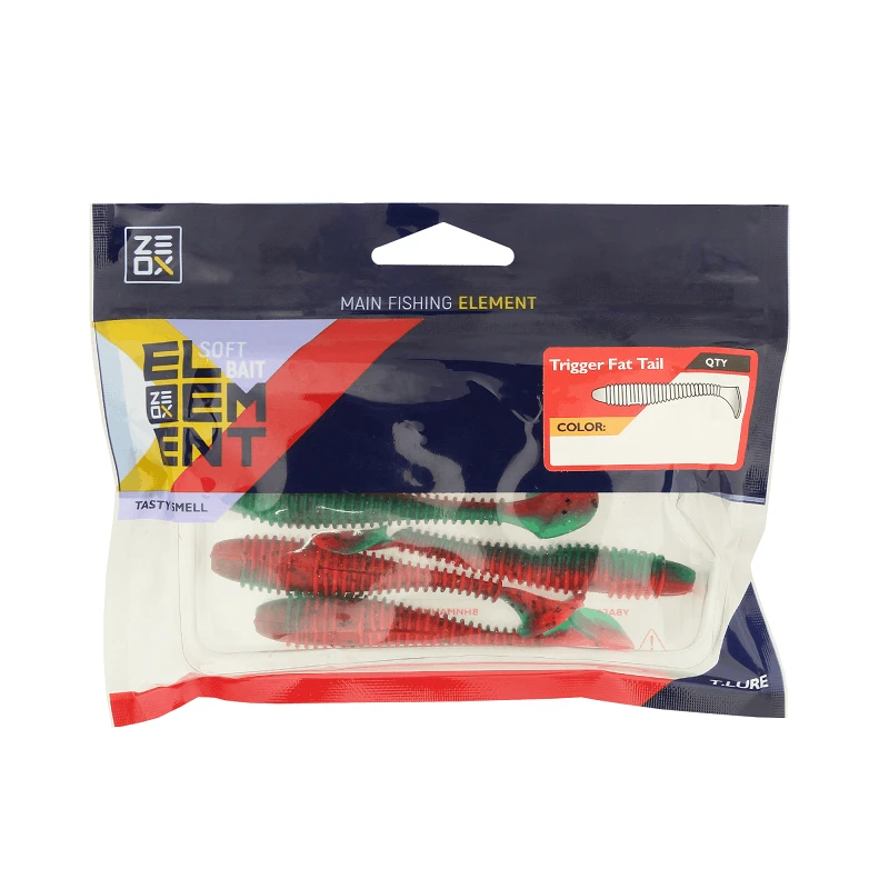 ZEOX Silicone Baits Trigger Fat Tail 1.7in. - Photo №1