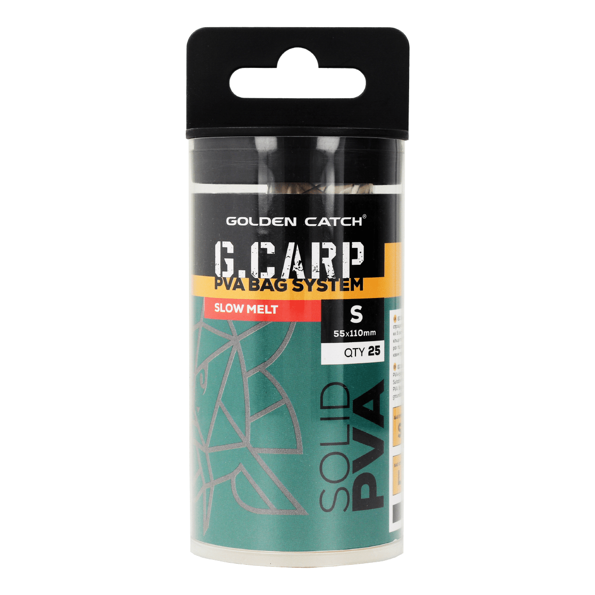 Golden Catch G.Carp PVA Bait Bag System 55 x 110mm S (25pcs)