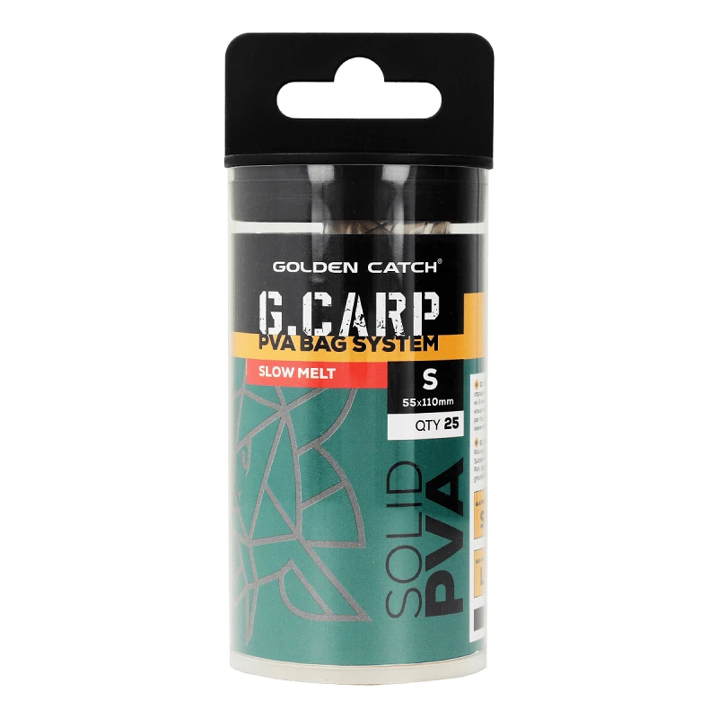 Golden Catch G.Carp PVA Bait Bag System 55 x 110mm S (25pcs)
