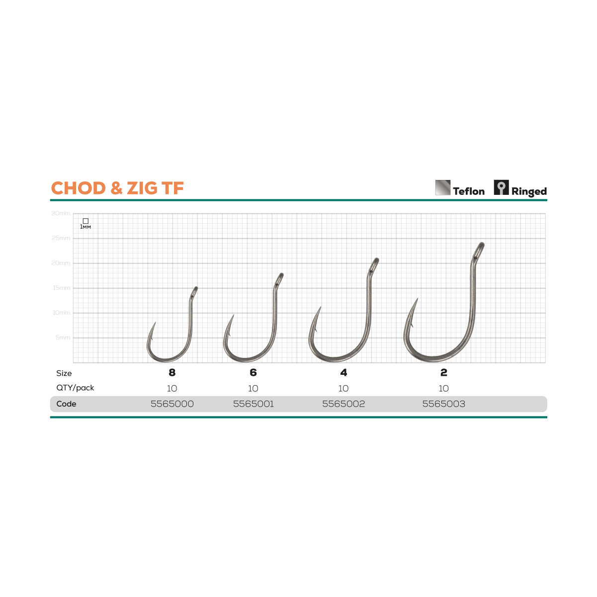 Golden Catch G.Carp Hook Chod & Zig TF - Photo №2