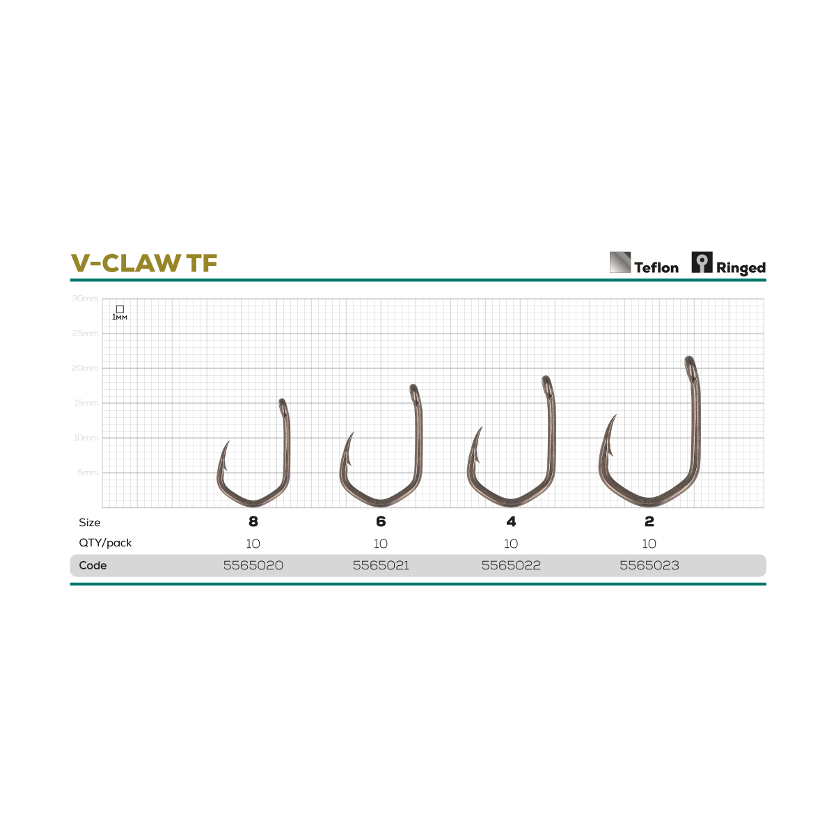 Golden Catch G.Carp Hook V-Claw TF - Photo №1