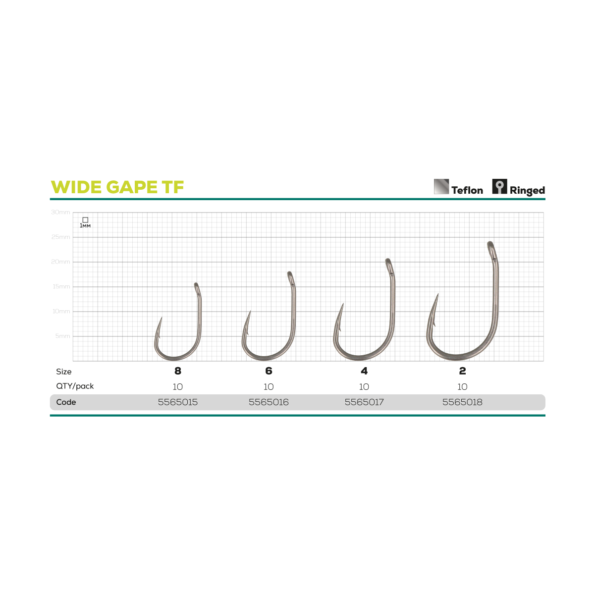 Golden Catch G.Carp Hook Wide Gape TF - Photo №1