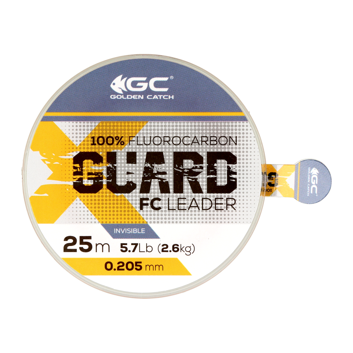 Golden Catch X-Guard Fluorocarbon Leader 25m 0.200mm