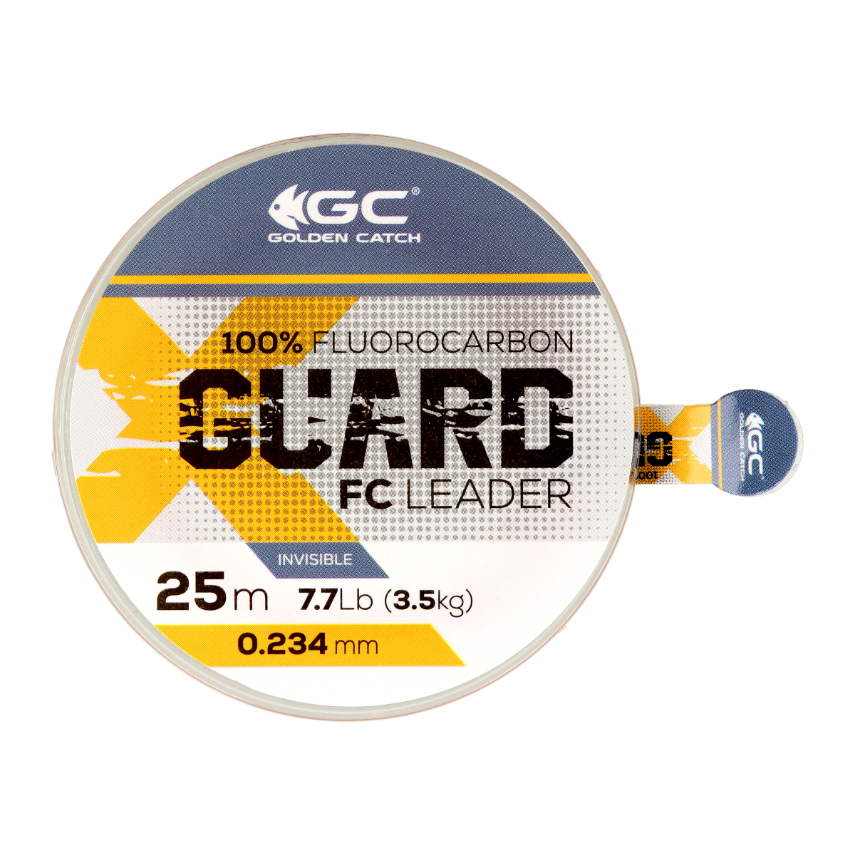 Golden Catch X-Guard Fluorocarbon Leader 25m 0.234mm