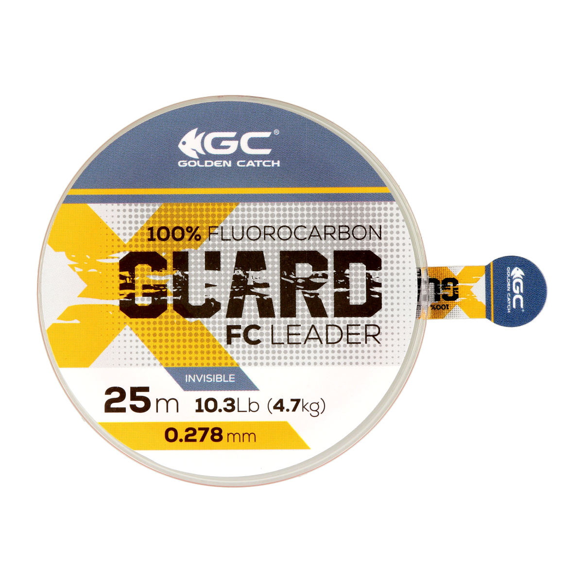 Golden Catch X-Guard Fluorocarbon Leader 25m 0.278mm