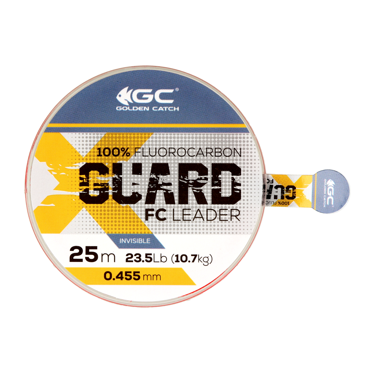 Golden Catch X-Guard Fluorocarbon Leader 25m 0.455mm