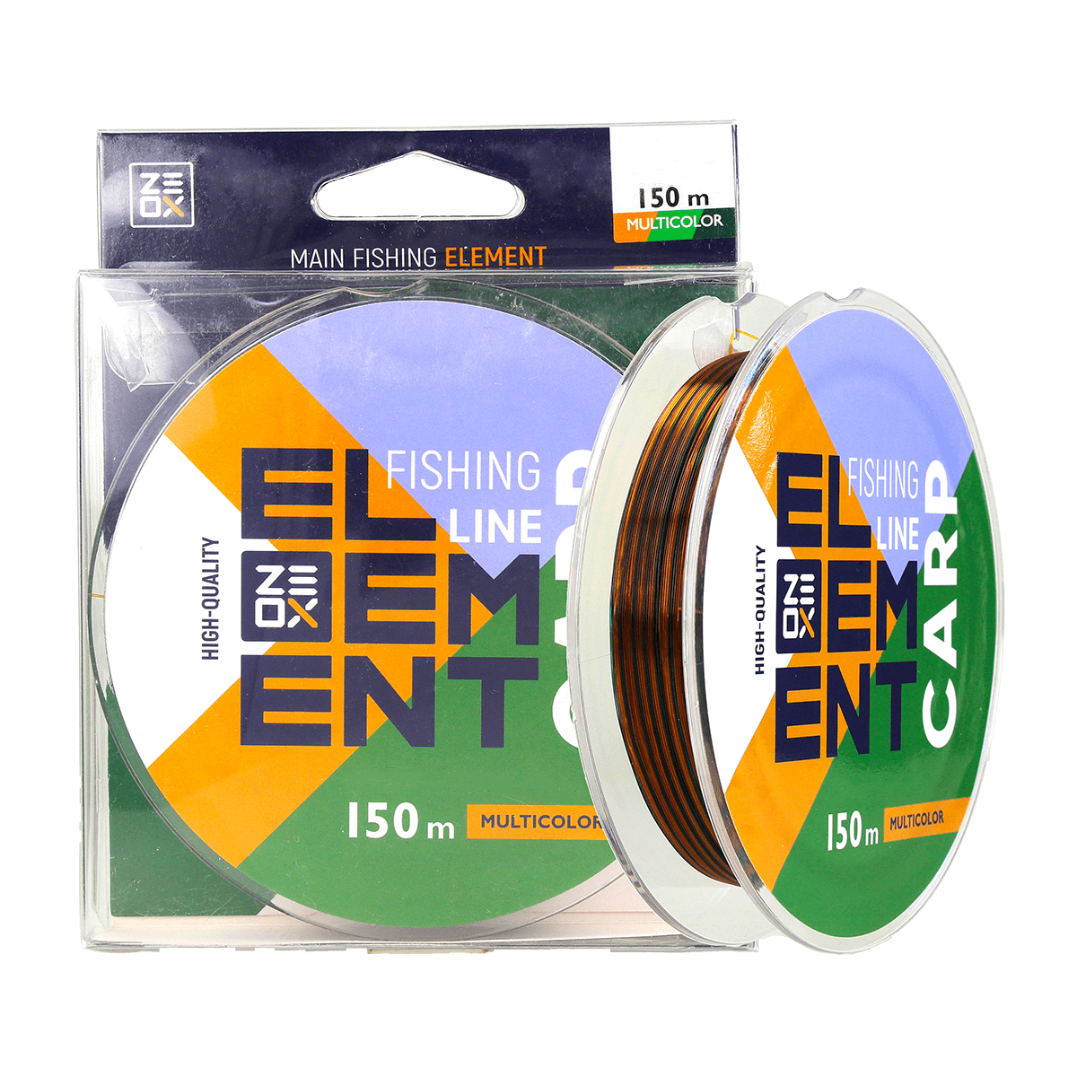 ZEOX Nylon Line Element Carp 150m Multicolor 0.405mm