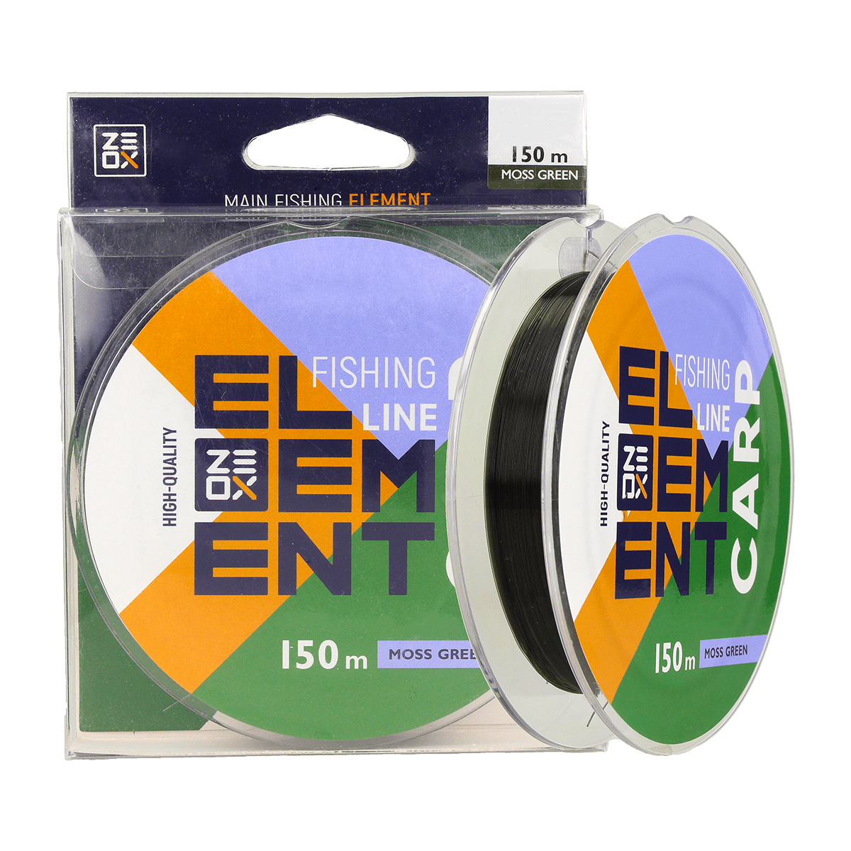 ZEOX Nylon Line Element Carp 150m Moss Green 0.285mm