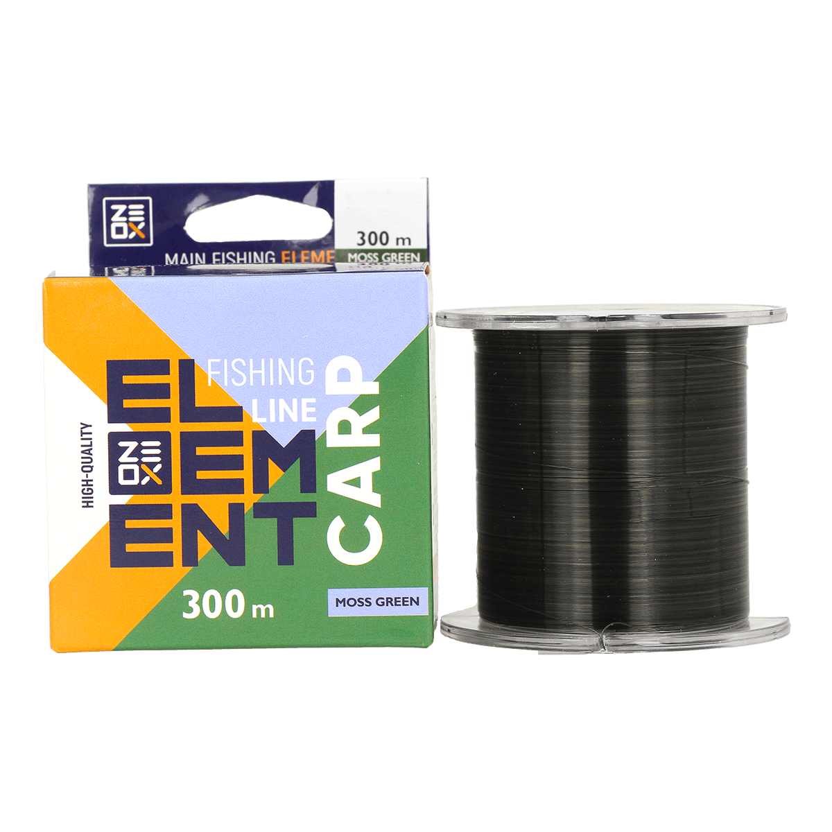 ZEOX Nylon Line Element Carp 300m Moss Green 0.285mm