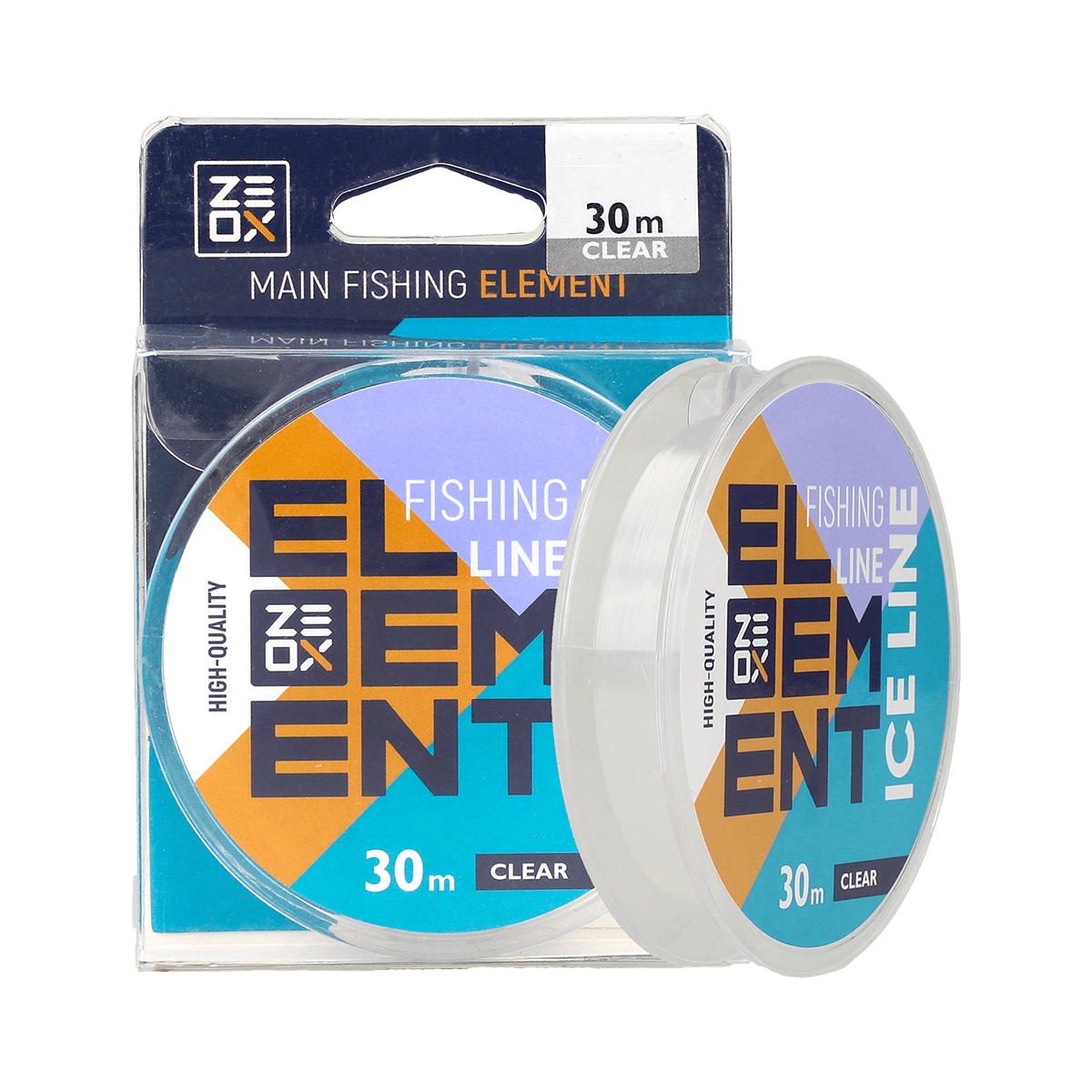 ZEOX Nylon Line Element Ice 30m Clear 0.148mm