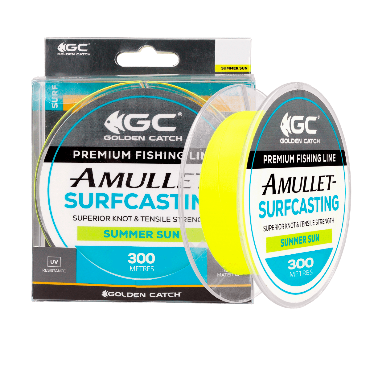 Golden Catch Nylon Line Amullet 300m Summer Sun 0.370mm
